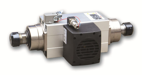 Cabeza doble refrescada aire del motor ER32 6.5kw del eje de la fresadora del CNC Gdz120x103-6